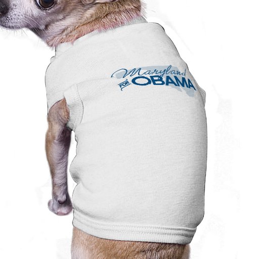 Maryland for Obama.png Pet Tee