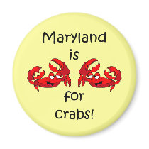 Maryland is for Crabs Refrigerator Magnets