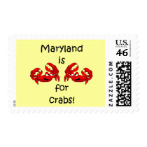 Maryland is for Crabs postage by barbecueboutique Maryland is for Crabs postage