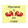 Maryland is for Crabs Postcard Maryland is for Crabs Postcard