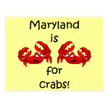 Maryland is for Crabs Postcard