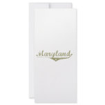 Maryland Revolution T-shirts Rack Cards