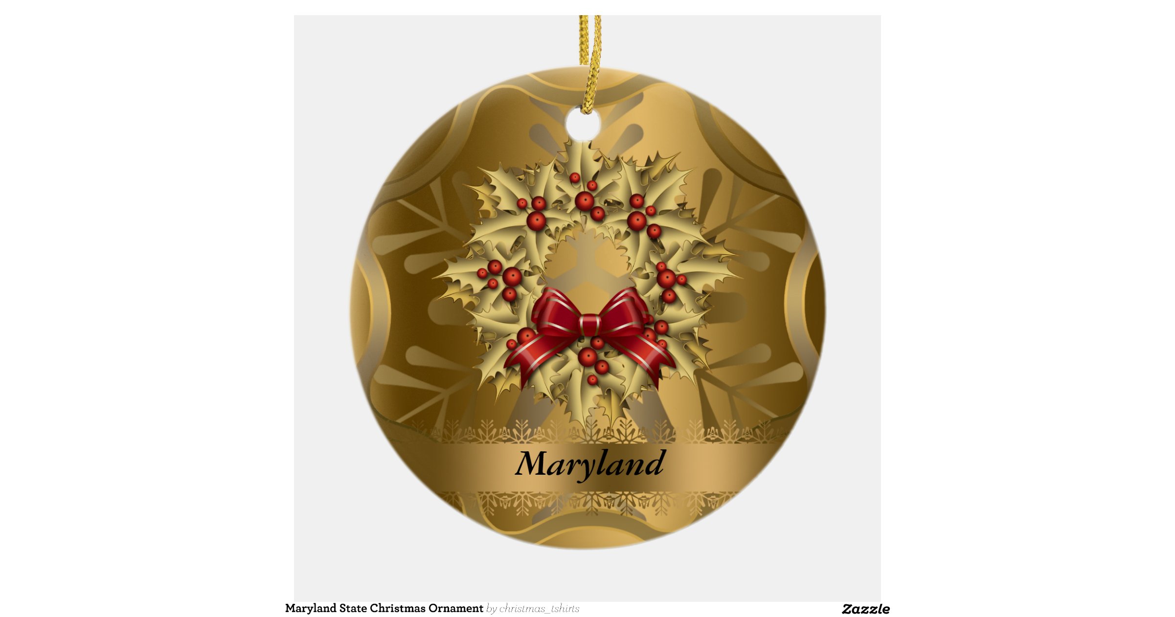 maryland state christmas ornament maryland state christmas ornament