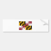 Maryland State Flag Bumper Stickers
