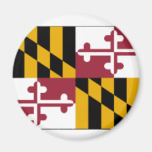 Maryland State Flag Fridge Magnets