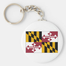 Maryland State Flag Keychains