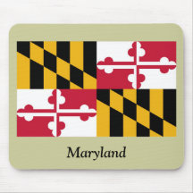 Maryland State Flag Mouse Pads