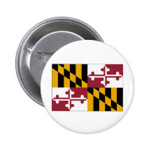 Maryland State Flag Pinback Button