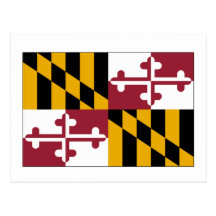 Maryland State Flag Post Cards