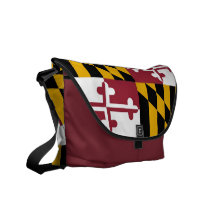 Maryland State Flag Rickshaw Messenger Bag