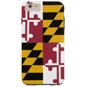 Maryland State Flag Tough iPhone 6 Plus Case