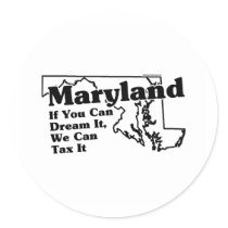 Maryland State Slogan stickers by republicofstates Maryland State Slogan stickers
