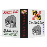 Maryland: The Black Bear STaTE/ Territory 3 Ring Binder