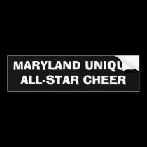 MARYLAND UNIQUE bumper stickers