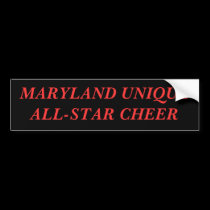MARYLAND UNIQUE bumper stickers