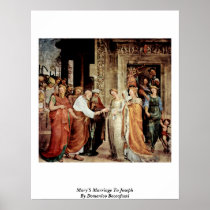 Mary'S Marriage To Joseph By Domenico Beccafumi Print