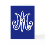 Mary's Monogram with roses Cards