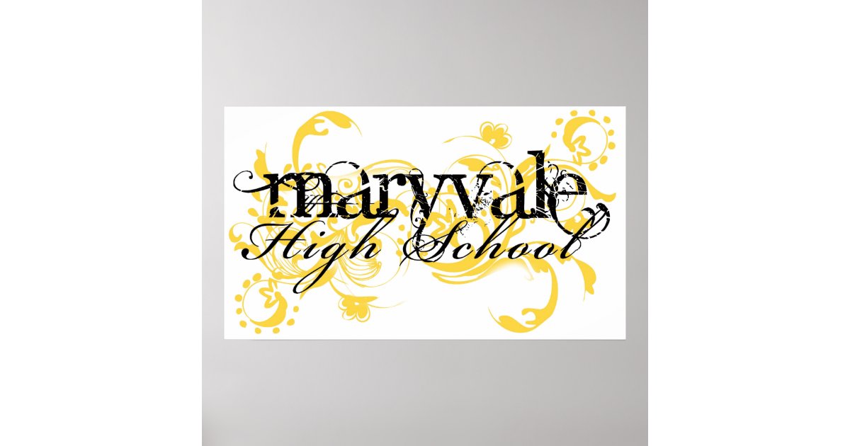 Maryvale High School Poster Phoenix,AZ Zazzle