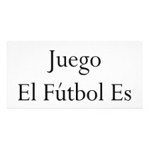 Mas Que Un Juego El Futbol Es Pasion photo cards