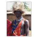 Masaai Warrior with Lion Headress cards
