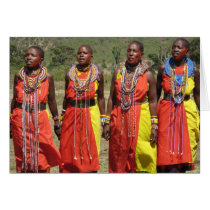 Masaai Women in Kenya cards by spuga2000 Masaai Women in Kenya cards