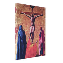 Masaccio - Crucifixion of Christ Stretched Canvas Print