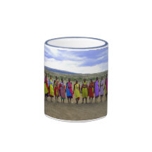 MASAI WOMEN IN KENYA AFRICA COFFEE MUGS