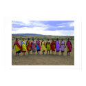 MASAI WOMEN IN KENYA AFRICA posters