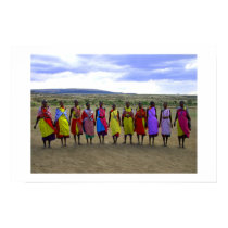 MASAI WOMEN IN KENYA AFRICA posters by ANGELHELEN MASAI WOMEN IN KENYA AFRICA posters