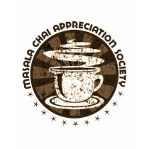 Masala Chai Appreciation Society t-shirts