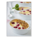 Mascarpone and Raspberry Gratins cards by tartelette Mascarpone and Raspberry Gratins cards