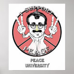 MASCOT FROM PEACE UNIVERSITY incognito Posters