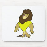 Mascot - Lion Yellow Mouse Pad