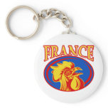 mascot rugby rooster cockerel france keychains