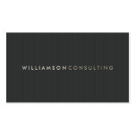 MASCULINE BUSINESS CARD :: simple pinstripe 1