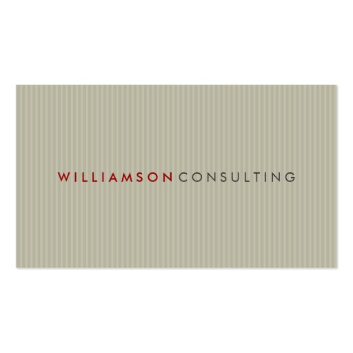 MASCULINE BUSINESS CARD :: simple pinstripe 9 (front side)
