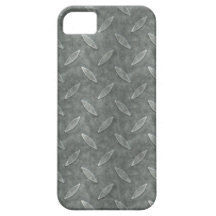 Masculine Manly Grungy Metal Diamond Plated Art iPhone 5 Case