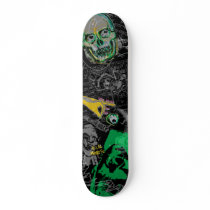 "Mashed Monsters" Skateboard in Green by channelthree "Mashed Monsters" Skateboard in Green