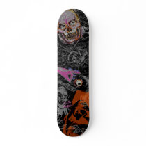 "Mashed Monsters" Skateboard in Pink by channelthree "Mashed Monsters" Skateboard in Pink