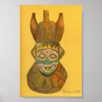Mask from Senegal Poster