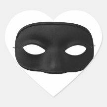 MASK HEART STICKER