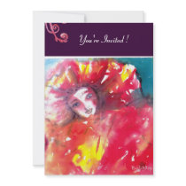 MASK IN RED 2 invitations