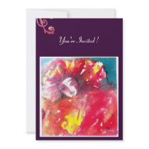 MASK IN RED 2 invitations