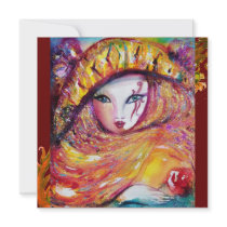 MASK IN YELLOW invitations