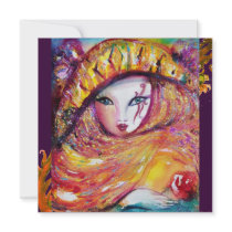 MASK IN YELLOW invitations