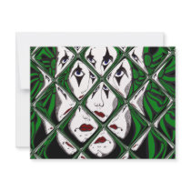 Mask invitations by ArtbyLina Mask invitations