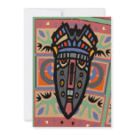 Mask Matisse Style Personalized Invites