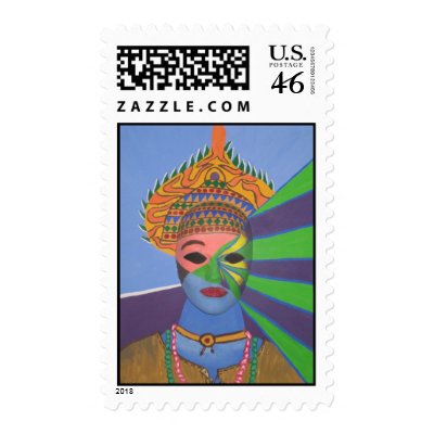 mask of all faces stamp by iluvsrk