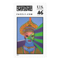 mask of all faces stamp