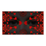 Mask of Love - Heart Fractal posters